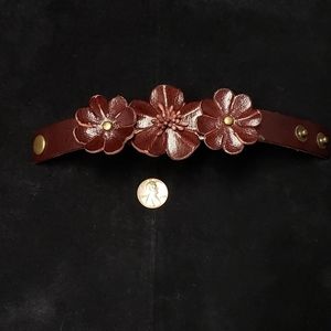 3 for $25 ❤ Formed Leather snap bracelet